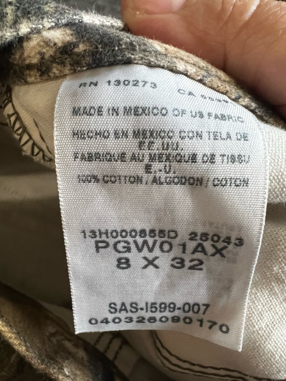 Wrangler ProGear Woman’s Camoflauge Realtree Straight Jeans - Picture 10 of 10